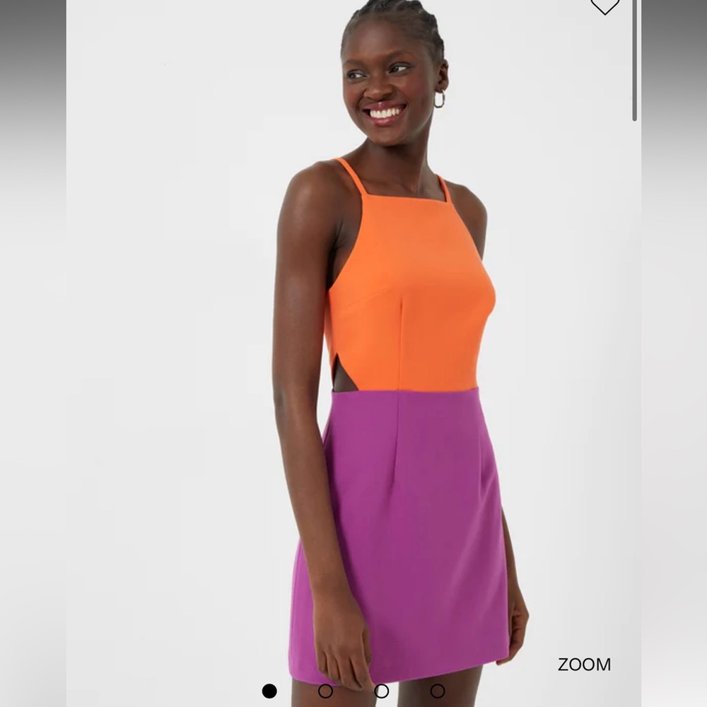 NWT Colorblock French Collection Mini Dress